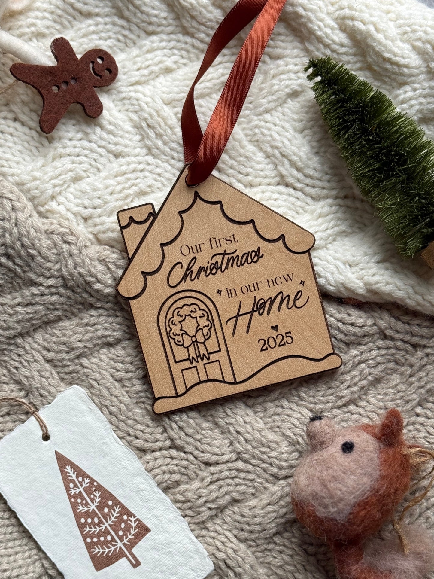 Our First Christmas in our New Home Ornament *CUSTOM*